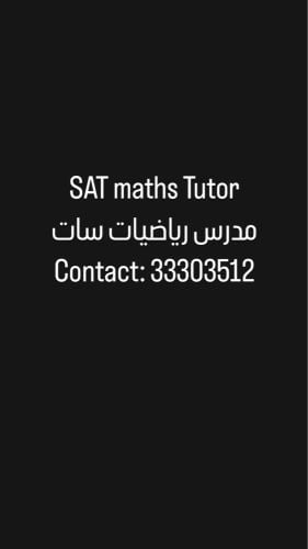 SAT maths tutor