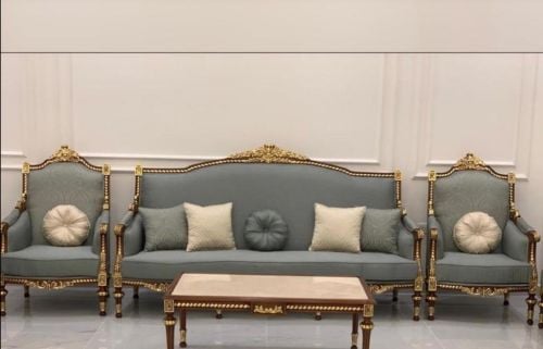 Sofa dressing Carpets and curtain