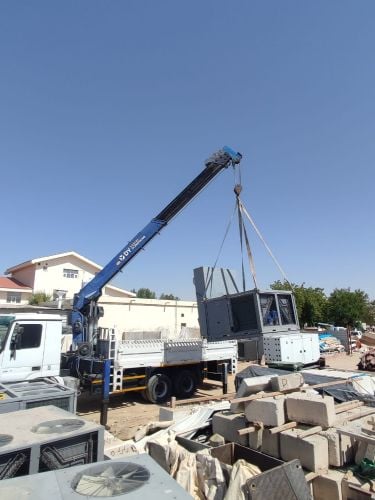 كرين١٥+ ١٢ طن لنقل الكبائن