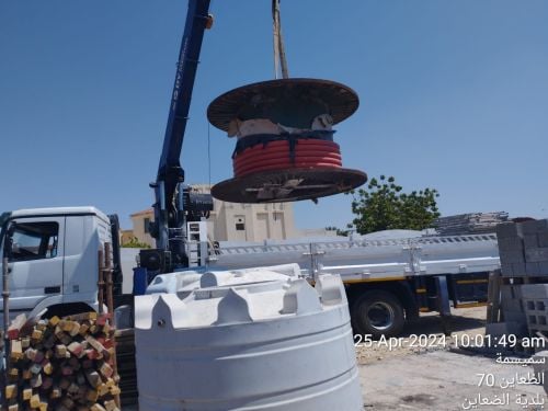 We can provide boom truck per tri