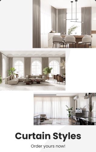 Curtain collection available 