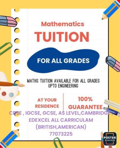 Experienced maths teacher 