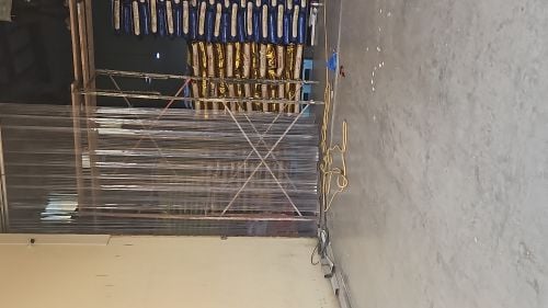 pvc sliding curtain making