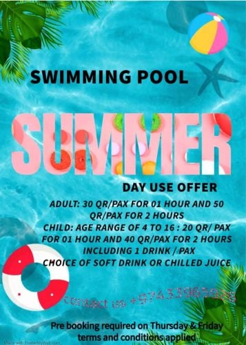 swimming pool usage hourly