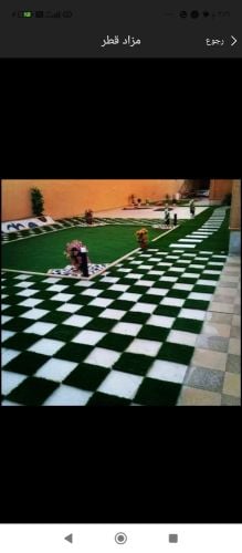 عشب طبيعي وصناعى للبيع