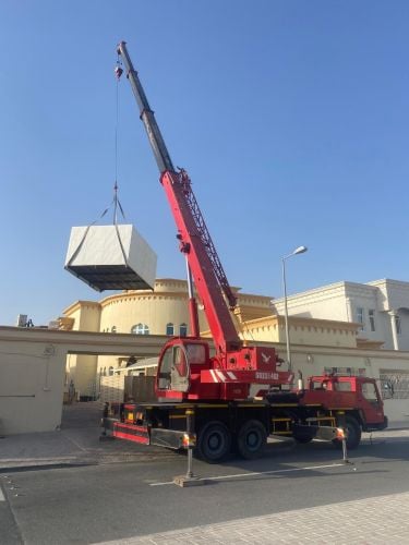 Crane and Trailer