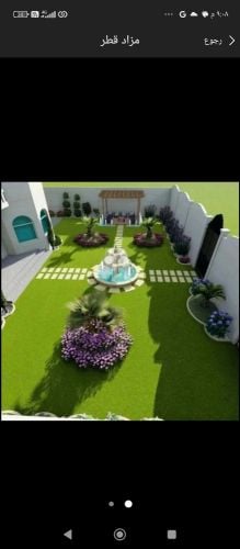 عشب طبيعي وصناعى للبيع