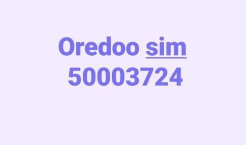 50003724 number sale