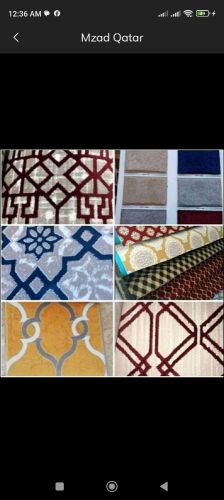 Carpet sale with fixing contact