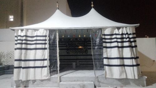 بناء الخيام