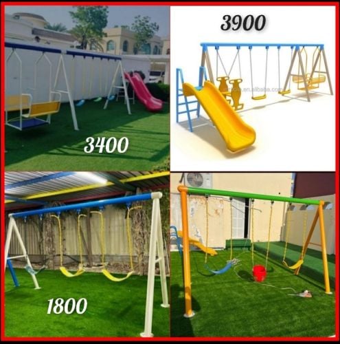 kids swing and sliding