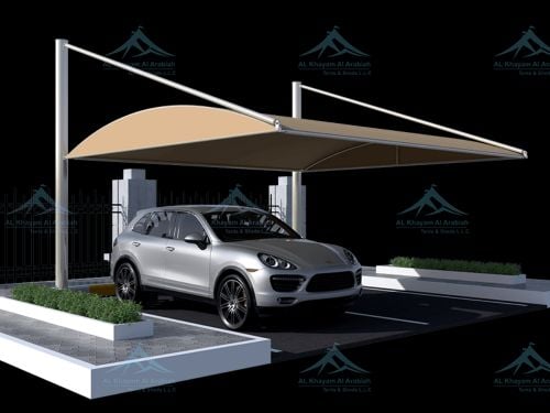 aluminum parking shade