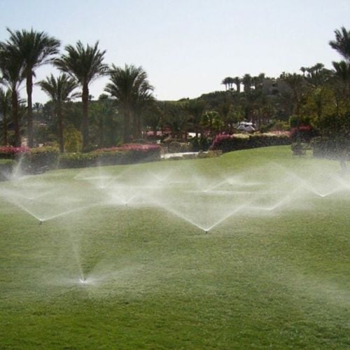 عمل شبكات الري