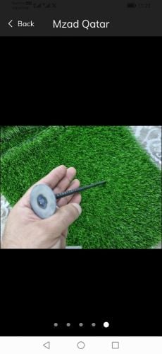 Nail for fixing grass