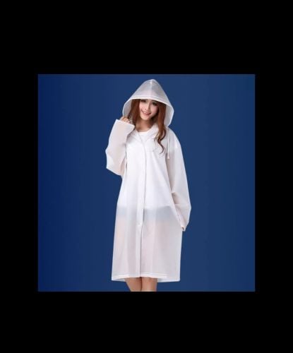 Rain coat with cap