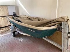 boat 12 feet Tedder engine 5 phfr