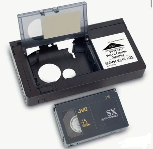 VHS-C to VHS adapter