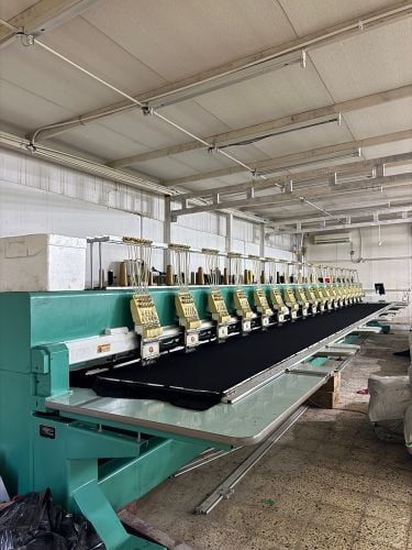 مكينة تطريز ١٨ راس ٩ ابر 