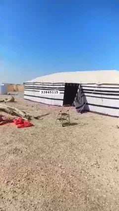 بيوت شعر جملون  ابيض 