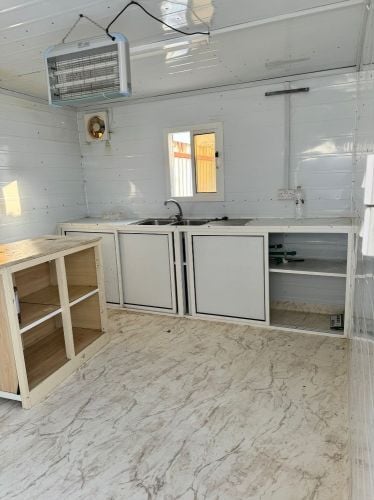 cabin toilet kitchen
