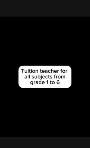 Tuition teacher 