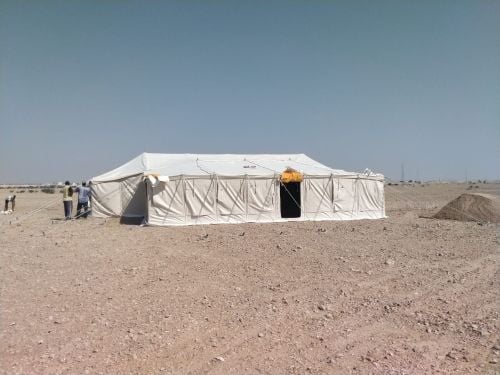 فك وبناء الخيام وبيوت الشعر