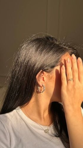 Messika Move Link SM Hoop Earring