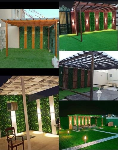 ديكورات مظلات خارجية