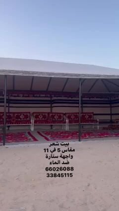 بيت شعر أبيض ستارة