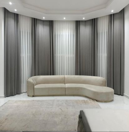Curtains available 