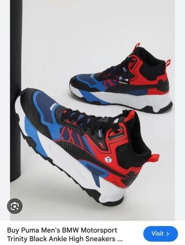 Puma BMW motorsports high sneakes