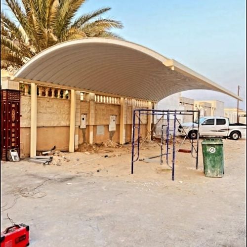 عمل المظلات والسواتر