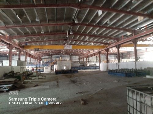 Steel factory rent New industria