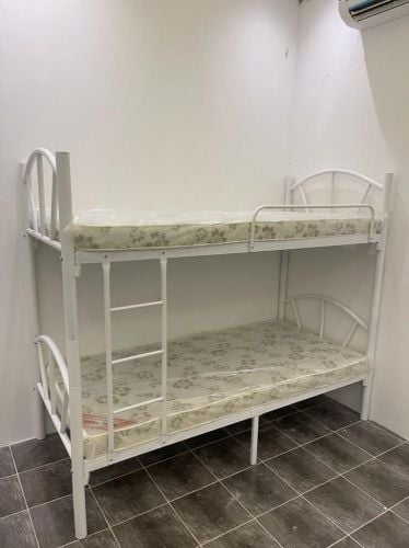 New White Bunk Bed,Cupboard