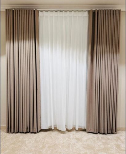 Wave curtain making