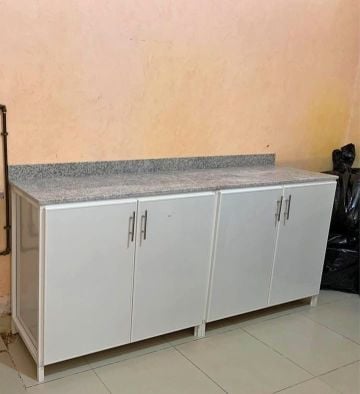 aluminum kitchen cabinets  