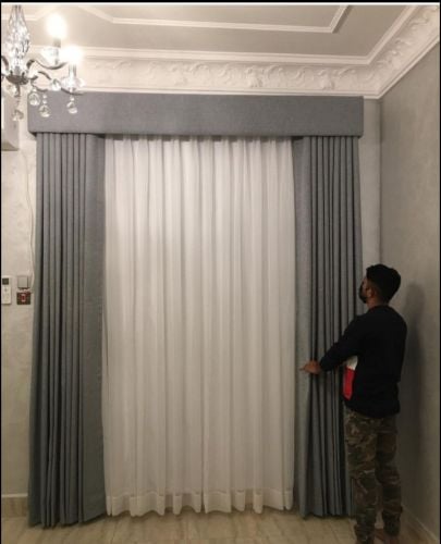 wave curtain new making