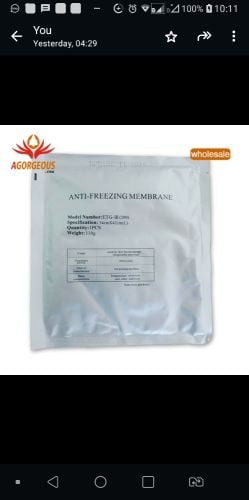 Antifreeze membrane large size