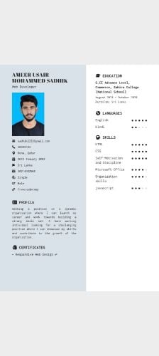 looking for a job