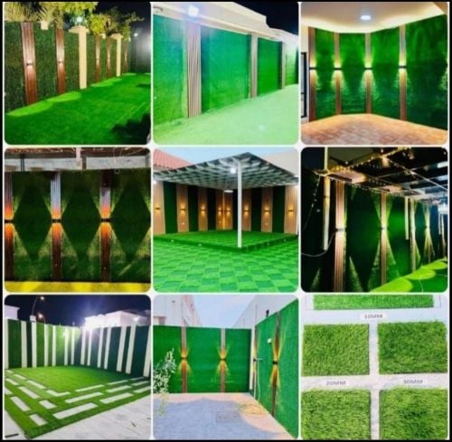 artificial grass & outdoor decor