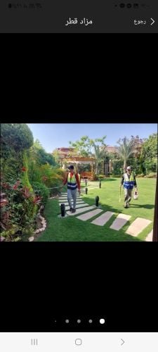 تنسيق الحدائق ومتابعه شهريه