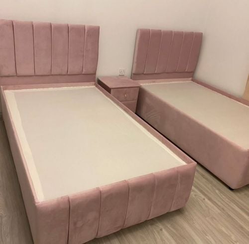 بيع وتصنيع سرير مفرد ومزدوج.