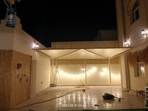 مظلة قماش واتر بروف لحماية السيار