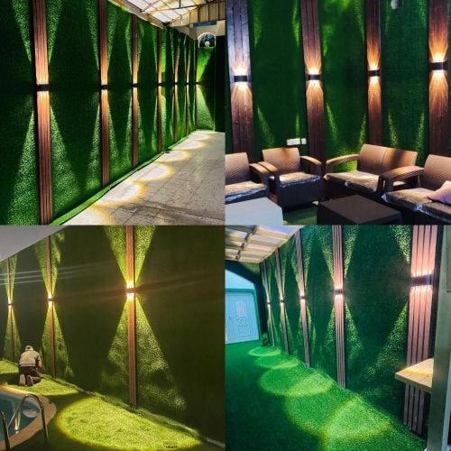 artificial grass & outdoor decor