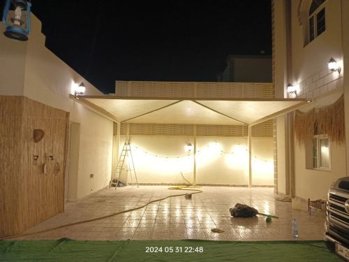 مظلة قماش واتر بروف لحماية السيار