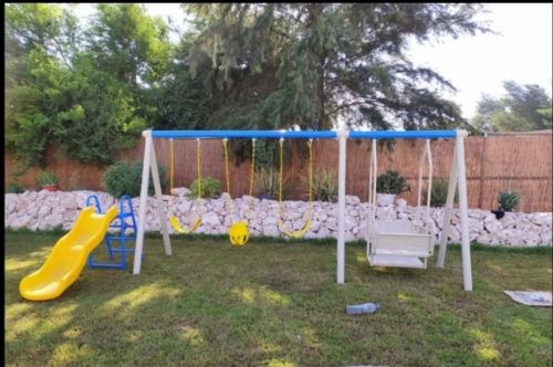kids swing and sliding