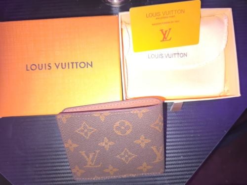 Brown LxV Leather wallet