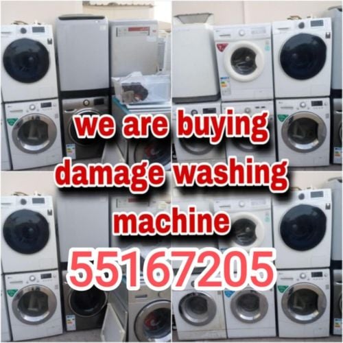 we buy damage washing machine