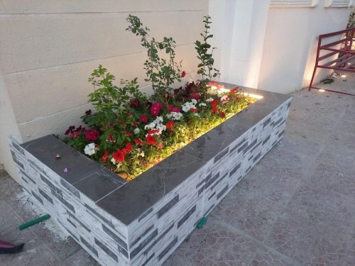 عمل احواض وتصميم الحدائق