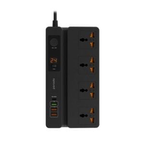 Porodo Multiport Socket 3M- Black